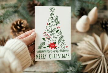 Añade una felicitación navideña a tu pedido