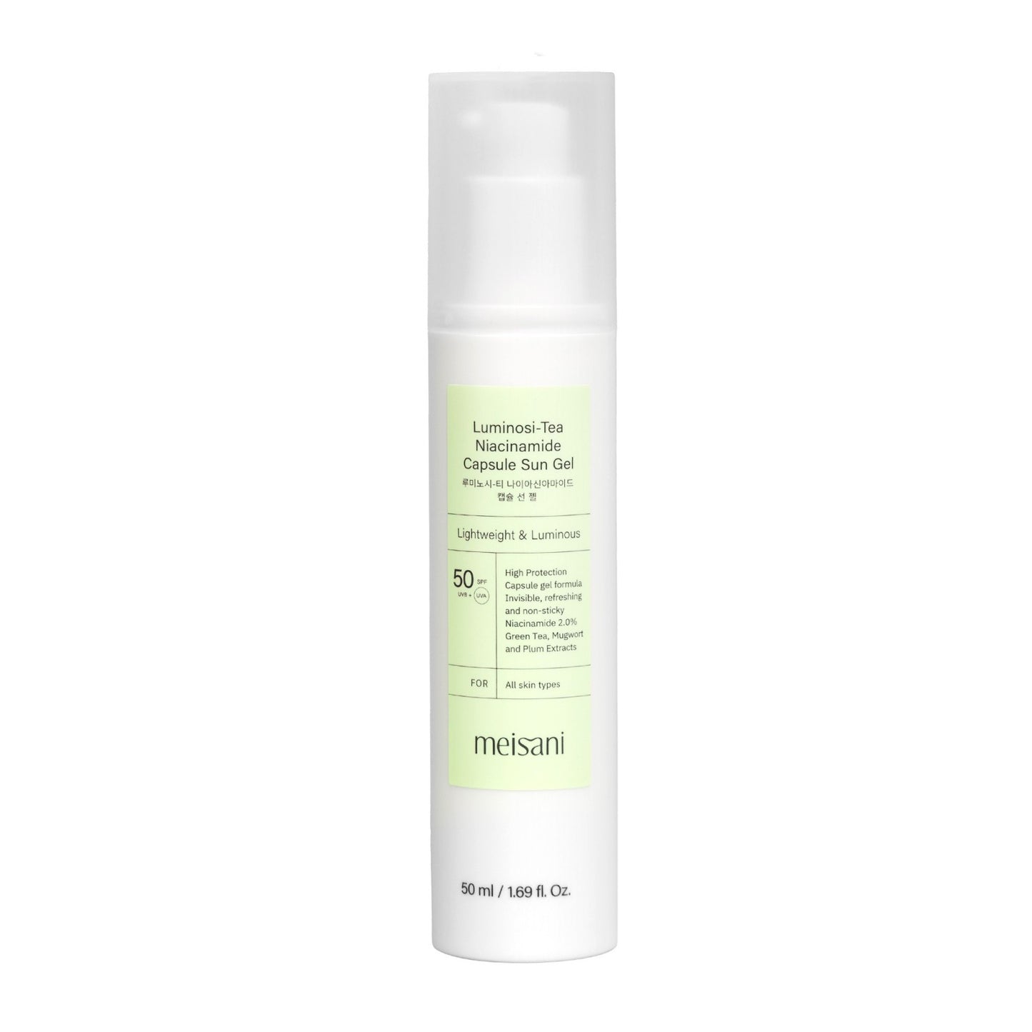Luminosi-Tea Niacinamide Capsule Sun Gel SPF50