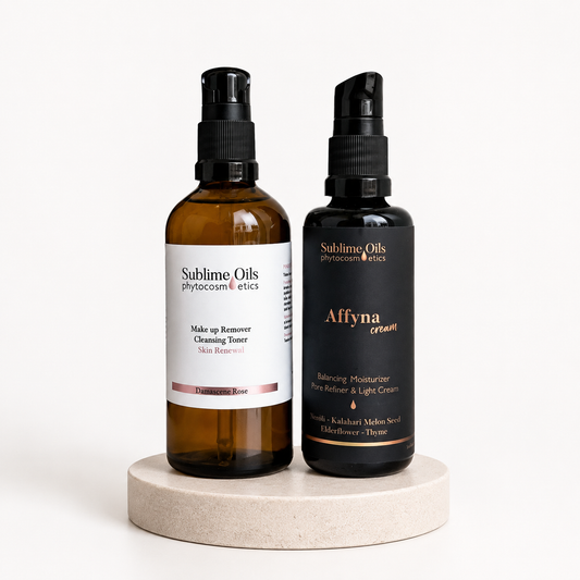 Pack Tónico Rosa Damascena + Affyna Cream (Sublime Oils) – Rutina Hidratante y Calmante