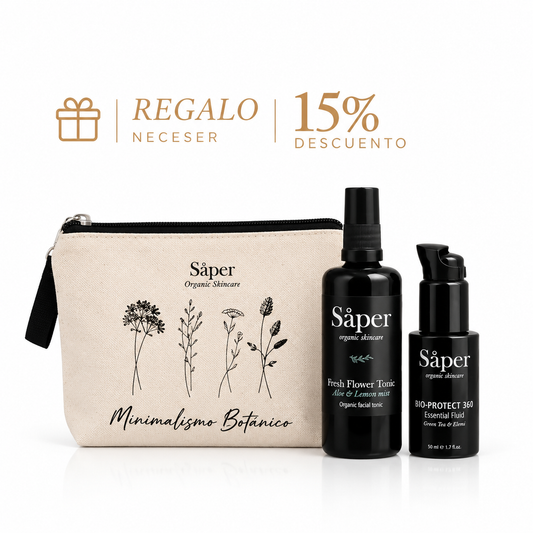 Pack Rutina Facial Protectora Saper | Fresh Flower Tonic + Bio Protect 360
