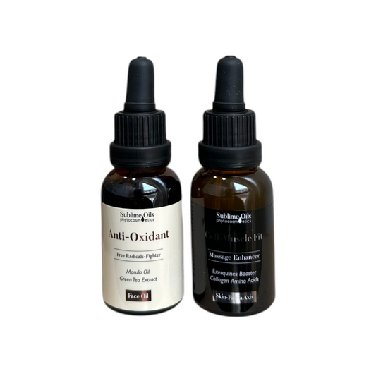 Pack Cell-Muscle Fit + Antioxidant Face Oil (Sublime Oils) – Rutina Antioxidante y Revitalizante