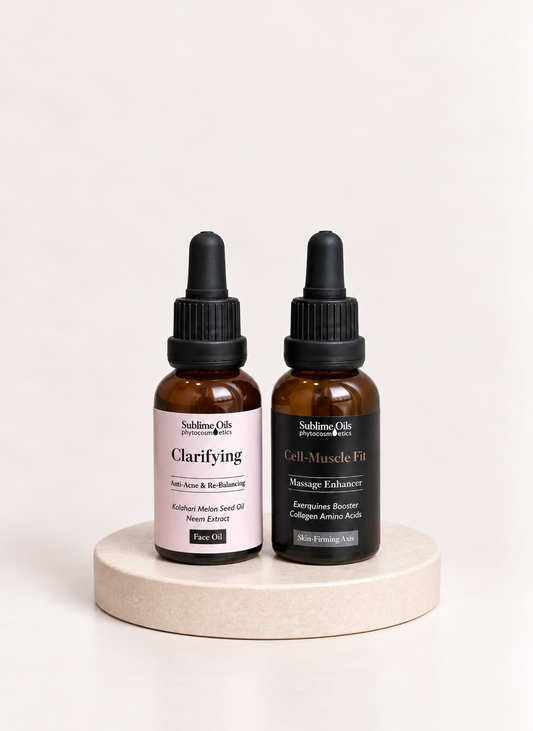 Pack Cell-Muscle Fit + Clarifying Face Oil (Sublime Oils) – Rutina Purificante y Equilibrante