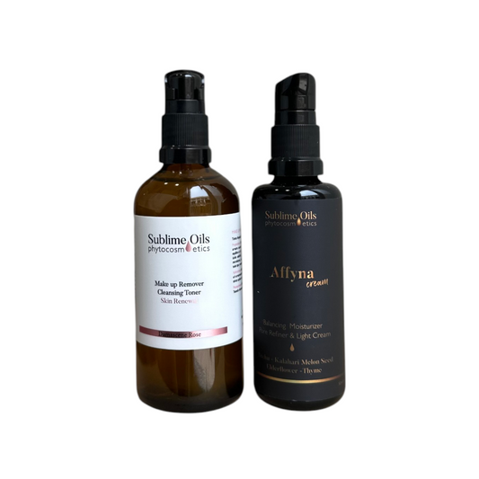 Pack Tónico Rosa Damascena + Affyna Cream (Sublime Oils) – Rutina Hidratante y Calmante