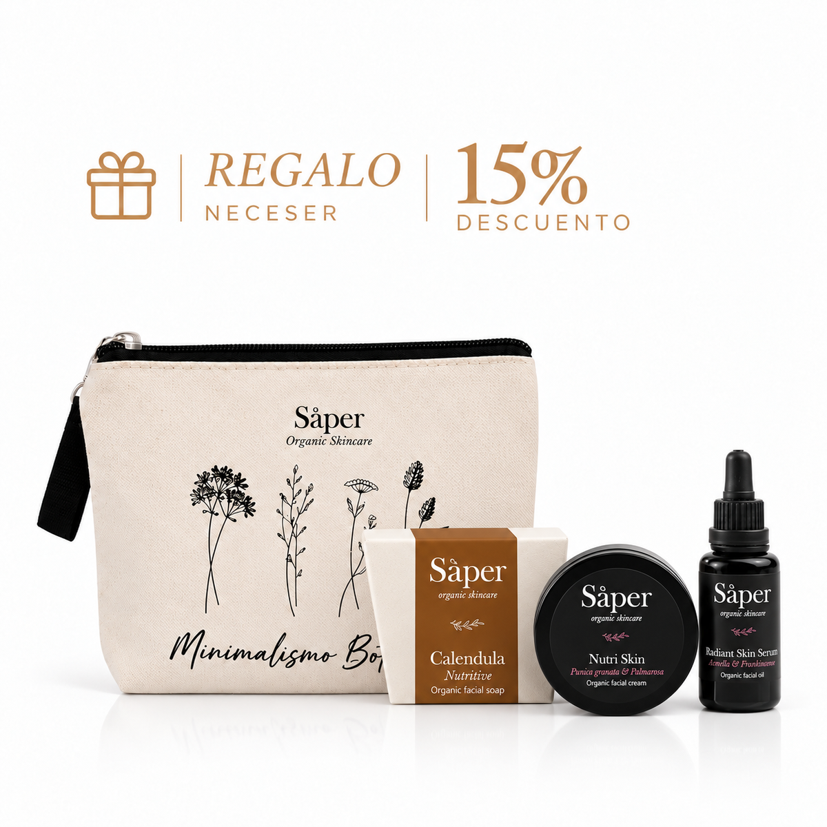 Nutri Skin Pack (Saper) – Rutina Facial para Piel Seca y Madura