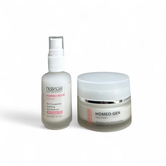 Pack Homeo Rose Serum + Homeo Gen Face Cream (Natinuel) – Rutina/Tratamiento Piel Sensible y Rosácea