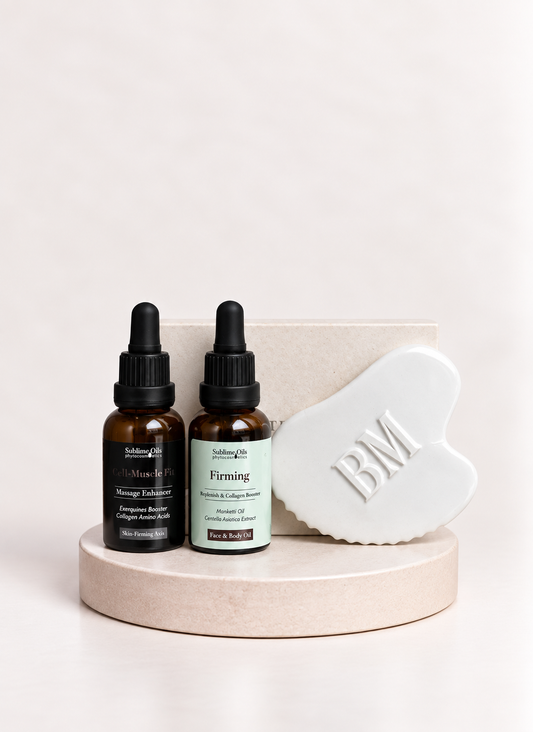 Pack Cell-Muscle Fit + Firming Face Oil + Gua Sha (Sublime Oils) – Rutina Reafirmante y Lifting Facial
