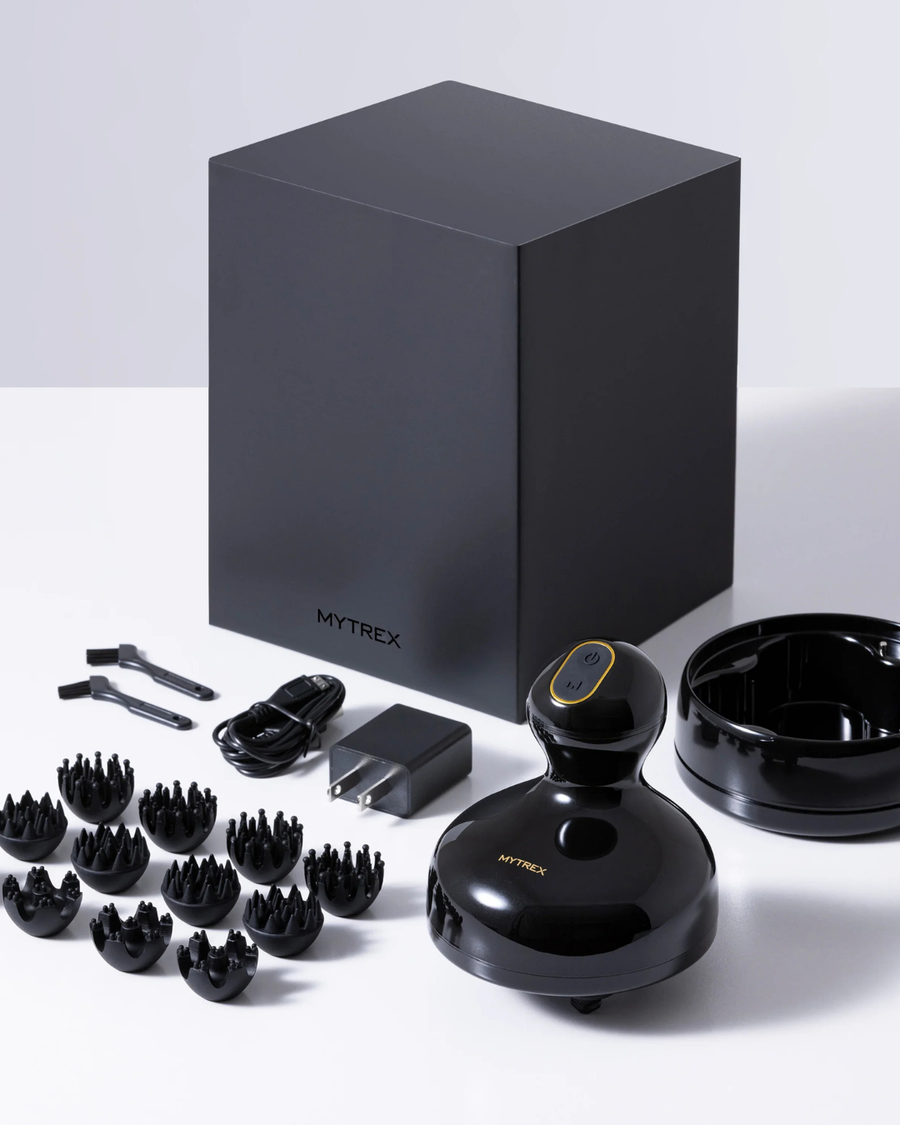 Masajeador facial y capilar con EMS que estimula el crecimiento del cabello Mytrex Head Spa Pro