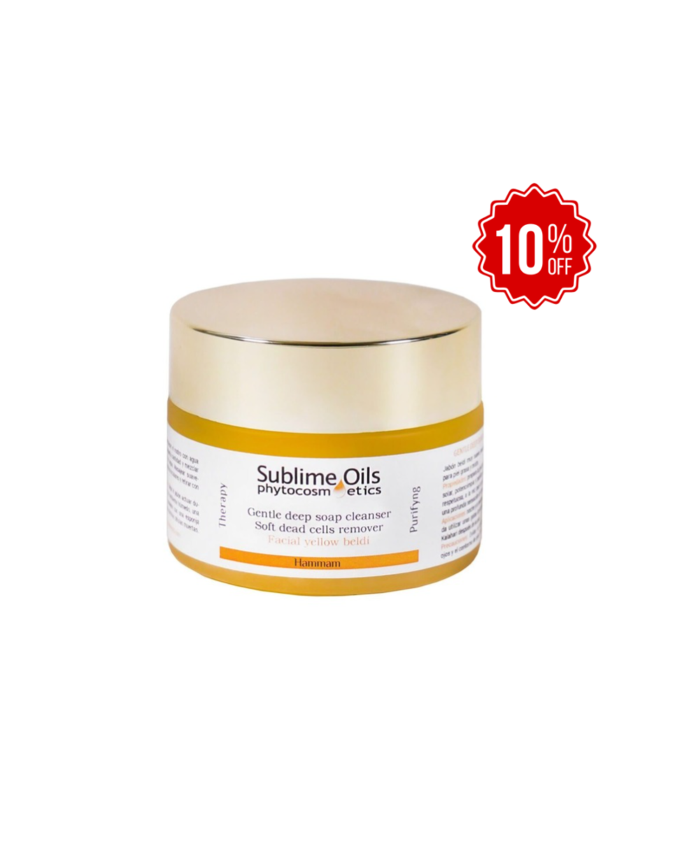 Facial Yellow Beldi Soap (Sublime Oils) – Jabón Facial Purificante e Hidratante 50 ml