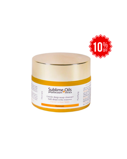 Facial Yellow Beldi Soap (Sublime Oils) – Jabón Facial Purificante e Hidratante 50 ml